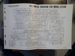 Vintage Marantz Model 2220B Stereo Receiver with Owner’s Manual in Exc Condition