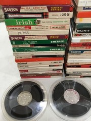Lot of 25 Vintage Reel To Reel Use Tapes – Sold as Blanks + 1 Free Reel
