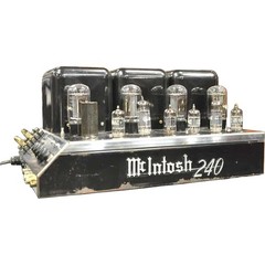 Serviced Vtg McIntosh MC240 Tube Power Amplifier Upgraded Caps 6L6GC Auth Japan