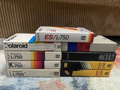 Betamax L-750 Tapes Lot 9 Recorded Sony BASF Kodak Scotch