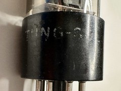 Tung-Sol 6SN7GTB Vacuum Tube Side Getter Tested 3300/3300 Strong USA