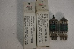 NIB GTE Sylvania Jan 6189W 12AU7 Tubes Matched Pair 2 tubes