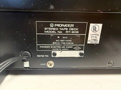 PIONEER RT-909 CUSTOM BLACK REEL TO REEL