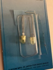 Radio Shack Yellow LEDS (2) 276-021A Tandy Archer 🔥NEW NOS💥