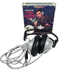 Vintage Electrophonic 0-1 Professional Hi-F Stereo Headphones Morse Japan