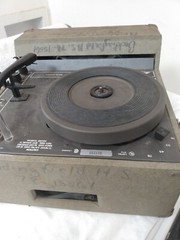 Vintage Audiotronics 300A Classroom Suitcase record player 1969 ~ Tested