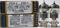 E88CC TESLA Top O Getter Gold Pin Made in CZECHOSLOVAKIA AmplitrexTested Qty 1MP