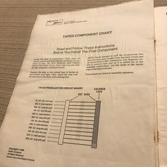 Heathkit hda-3030-4 170 Hz Preselector Circuit Board Accessory Manual