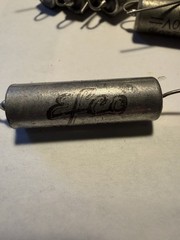 Lot Of 5 .1 EFCO 630 Volt Paper And Oil Capacitors NOS