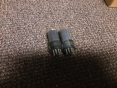 Pair Philco 6V6GT / Dark Glass Vintage Radio Tube Guitar Audio Amp Tested