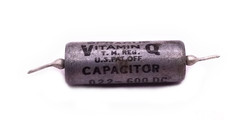 Lot of 10 Vintage Sprague Vitamin Q .022 uf 600v Capacitors Guitar Tone Caps