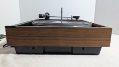 DUAL 1229 Turntable Ch21 Folding Dust Cover Walnut Auto Stop Start Shure M91ED
