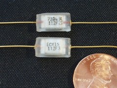 Qty 2: YOU SELECT Corning Glass Capacitors (See List: U-Pick) Audio Tube CGW NOS