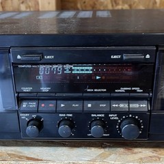 🔥🔥 1990’s DENON DRW-750 Stereo Dual Well Cassette Deck Player Recorder Japan