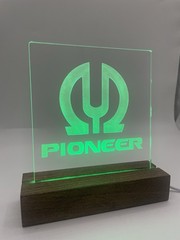 Pioneer SPEC-4 Stereo Power Amplifier Vintage LED Sign