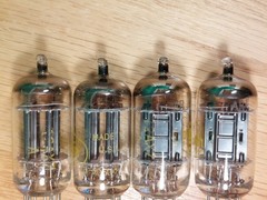 Quad of Raytheon 12AX7 Black Plate Vacuum Tubes – 6% matched