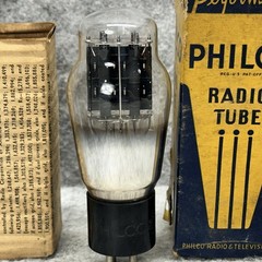 NOS PHILCO 6A3 RADIO TUBE TESTED 119% SPRING FILAMENTS