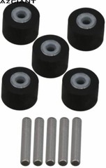 5PCS 13×8.3X6.3x2mm Pinch Roller with Metal Axle for Akai Sony Sharp Sanyo