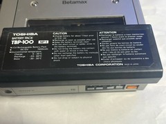 Sony SL-2000 Betamax Beta VCR Set + AC-220 + Case, Cables, Manual TESTED VTG