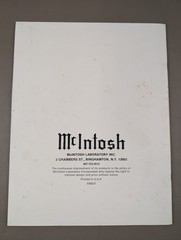 MCINTOSH MR 80 Digital FM Tuner Owner’s Manual D-35