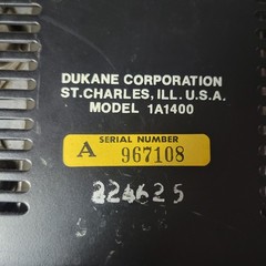 VINTAGE DUKANE 100 MOD 1A1400 100 WATT SOLIDSTATE PA AMPLIFIER Untested Parts