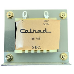 NOB Calrad 45-788 Matching Audio Line Transformer 8 ohm 70V 50W