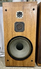 Vintage Sharp Floor Speakers Pair CP-6600 Tested Working