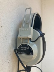 Califone 2924AV-Stereo Headphone Vintage School 1/4″ cable 2′ Long