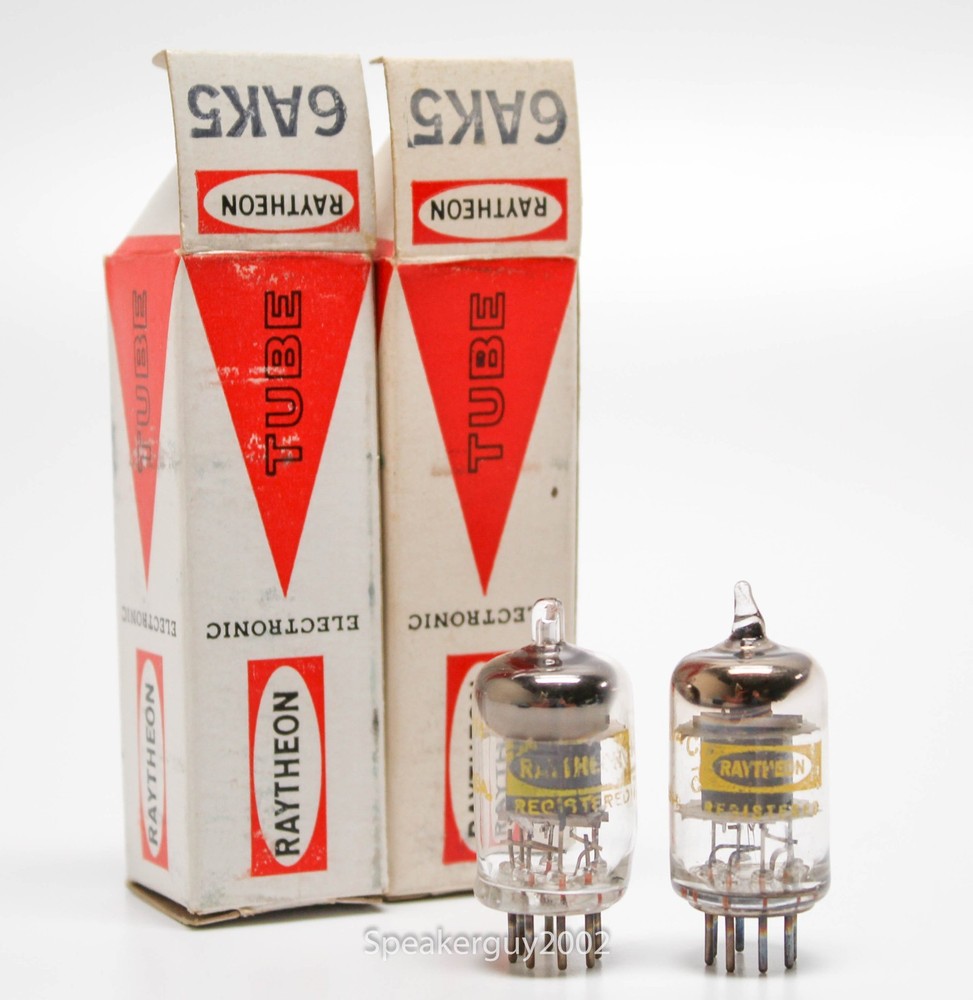2 – Raytheon 6AK5 Vacuum Tubes — RM1
