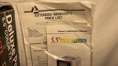 Multitech Deluxe Portable 5.5” Color T.V. MC-0571