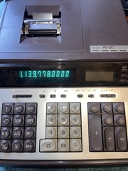 Sears VTG Japan Made PD12 C Square Root Paper Printing 12# Desktop Calculator