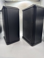 Advent Indoor Outdoor Mini Advent Speakers Pair Black Tested Working Vintage
