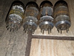 Lot of 4 VINTAGE Beckman 5963 Vacuum Tubes UNTESTED ESTATE FIND! FREE SHIPPING!