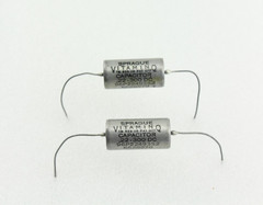 Qty 2 Sprague Vitamin Q .22uF 300V PIO Capacitors Matched Pair Tone Caps NOS USA
