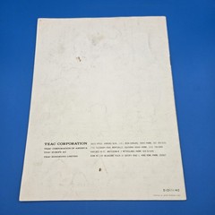 TEAC AN-60 W Noise Reduction Instruction manual.