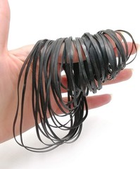 Mix of 50 Rubber Belts for Cassette Tape Machines 40-135MM Width 2mm
