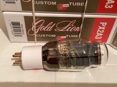 2A3 New Matched Pair Genalex Gold Lion PX 2A3 Gold Plated Grid Power Tubes
