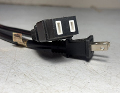 Reel to Reel Power Cord Commercial Grade Cable Replacement Teac Akai Pioneer 6′