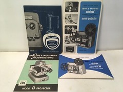 Bell & Howell Projector Instruction Manual How to Use Lot Vtg Lot B Large