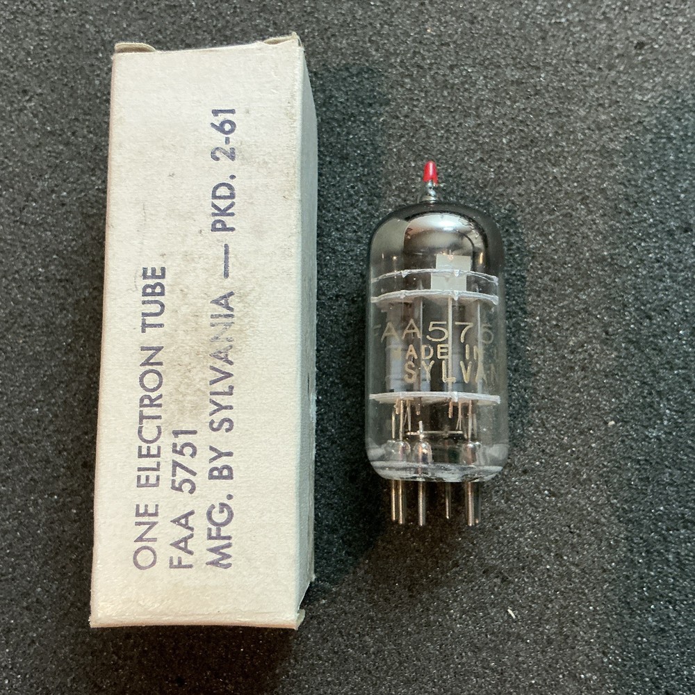 NOS Sylvania 5751 SELECTED Tube 3x Mica O-Get GB5751 12AX7 ECC83 12AX7A 7025