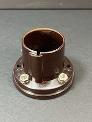 NA-ALD 4 Pin Bakelite Twist Lock Tube Socket Vintage HAM Radio