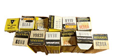 Sylvania Used Unknown Vintage Vacuum Tubes Radio AMP Tubes (Not sure Read)