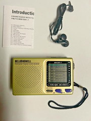 bell howell fm/mw/sw 9 band world receiver