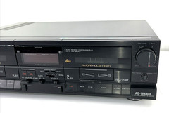 Aiwa AD-WX808U Stereo Dual Cassette Deck For Parts Repair AS-IS Dolby B/C HX Pro