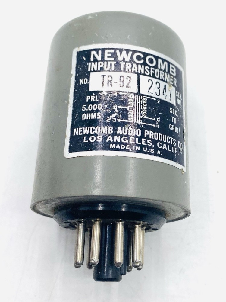 VGT Newcomb TR-92 Audio Mic/Line/Phono/MC Input Transformer, Plug-In Type X1