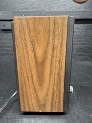 Vintage General Electric #7-4140A AM/FM Radio Faux Wood Grain Working