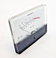 Vintage Calrad Electronics 60-148 3″ VU Analog Panel Meter Audio Signal Level