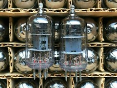 2x 6J1P (6J1 EF95 6AK5 6F32) GOLD GRID (NEW Little Dot Amp) MATCHED PAIR #1 1976