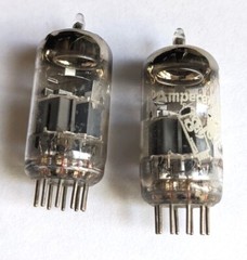 One Amperex ECC88 / 6DJ8 Tube OS – STAR TE-1 Tested 8/17/22 Made in Holland