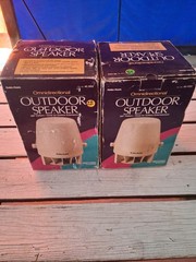 This image features a vintage set of RadioShack Omnidirectional Outdoor…
